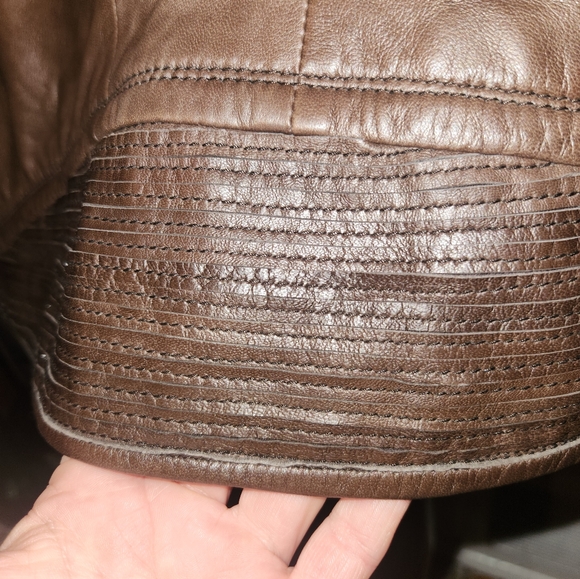 Badgley Mischka Gia leather jacket NWOT - Picture 7 of 15